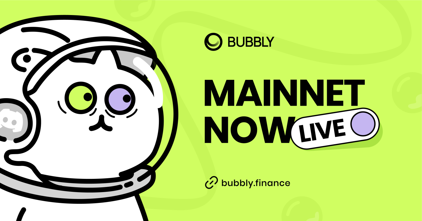 Bubbly Finance 主網震撼登場！顛覆盤前市場，搶先獲取超低手續費與無限收益！