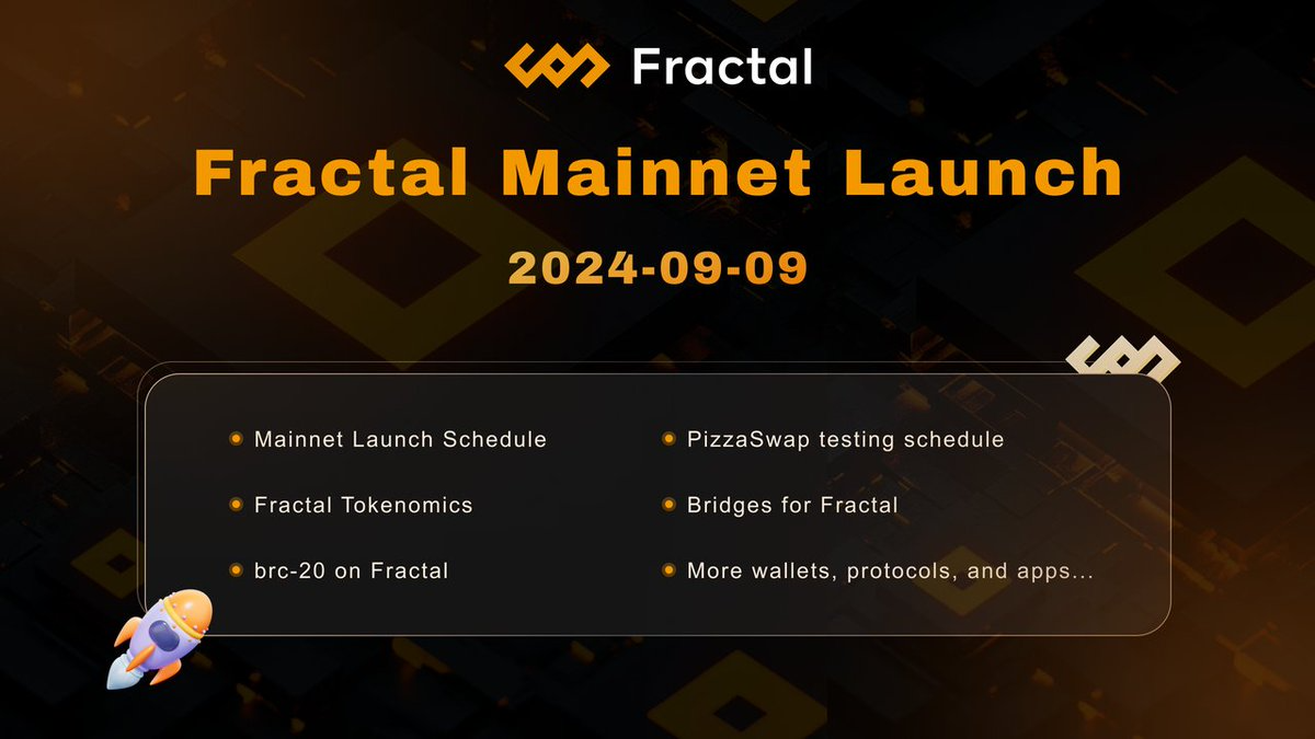 比特幣擴展網路Fractal Bitcoin主網9月上線，80%代幣分配給社群